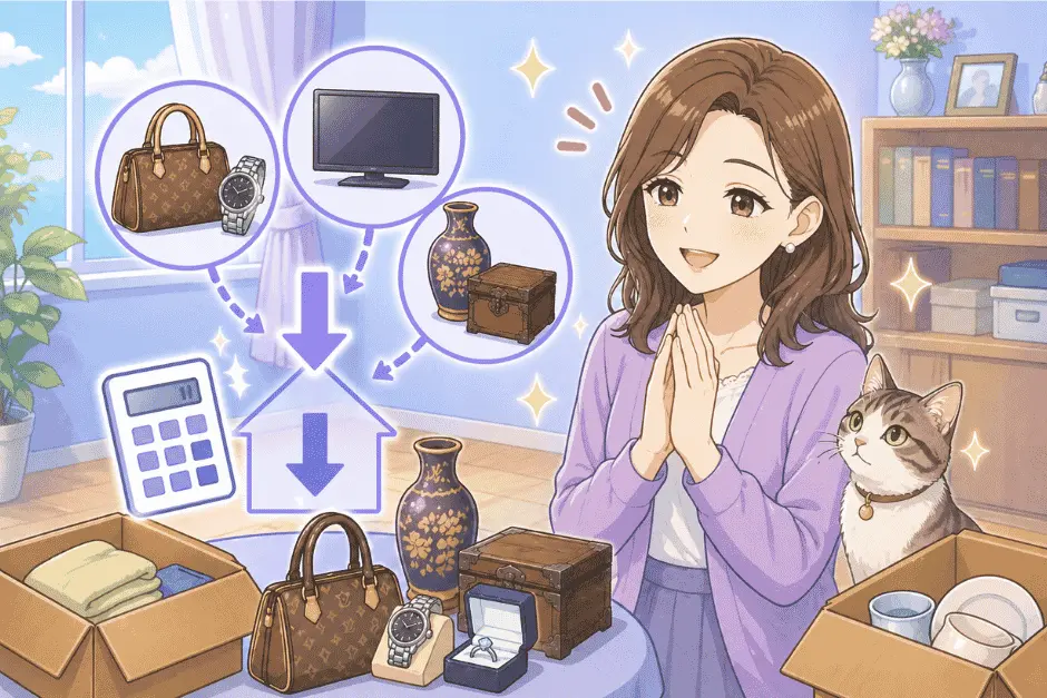 遺品整理の費用相場を判断基準にする際の注意点として条件の違いによる価格変動を解説する画像