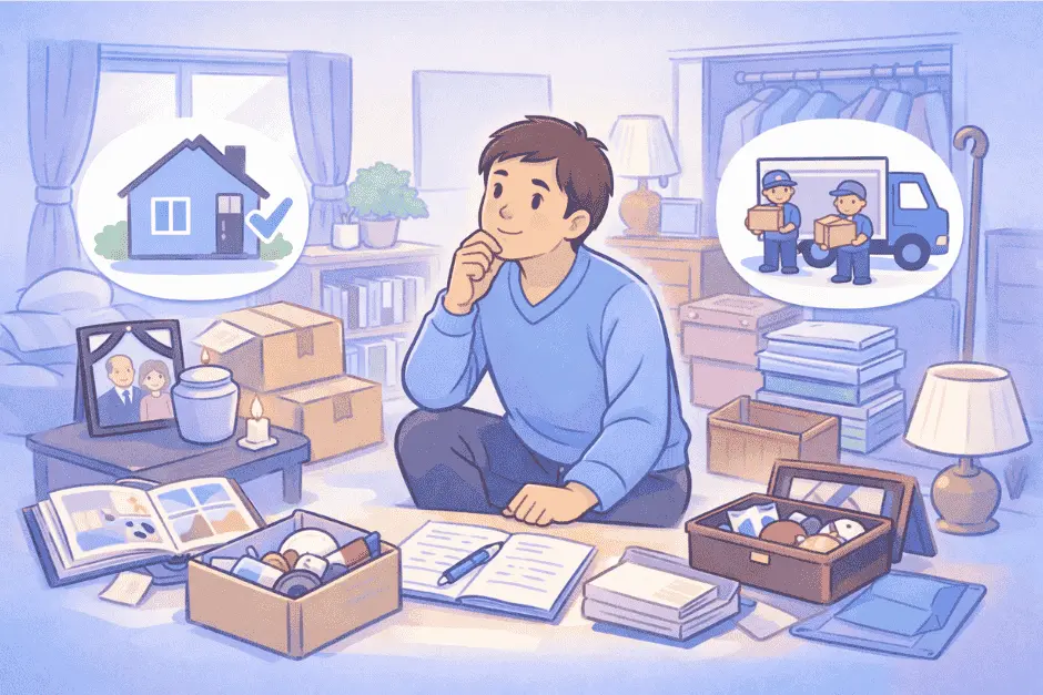 遺品整理 自分でできるか？
